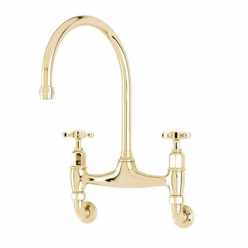 Perrin and Rowe Ionian 4182 Kitchen Tap in Gold