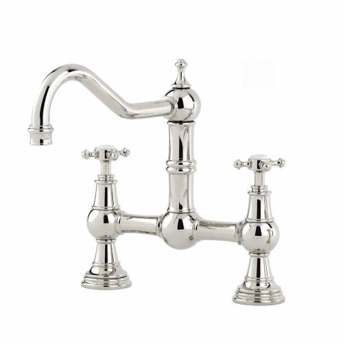 Perrin and Rowe 4750 Provence Bridge Kitchen Tap in Chrome