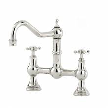 Perrin and Rowe 4750 Provence Bridge Kitchen Tap in Chrome