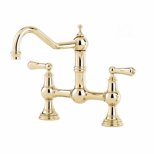 Perrin and Rowe 4751 Provence Kitchen Tap in Gold