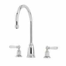 4371 ATHENIAN Three Hole Mixer Tap with Lever Handles in Chrome