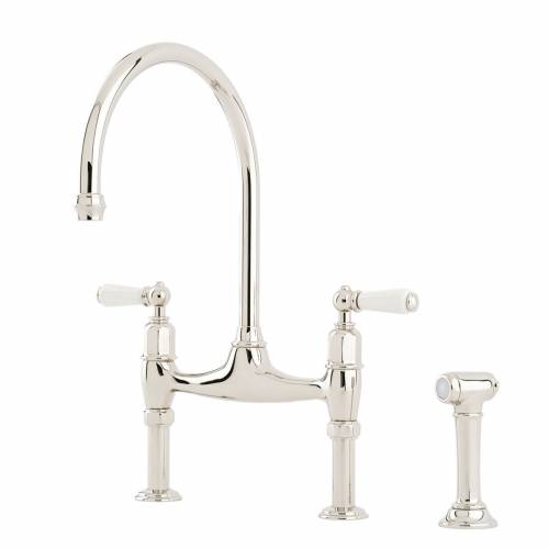 Perrin and Rowe 4173 Ionian Kitchen tap in Nickel