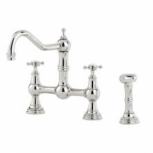 Perrin and Rowe  4755 Kitchen Tap with Rinse in Chrome