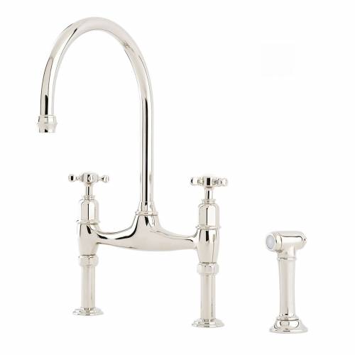Perrin and Rowe 4172 Ionian Kitchen tap in Nickel