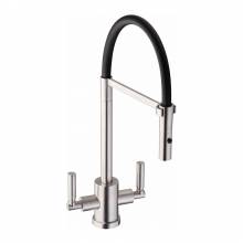 Abode ATLAS Professional Monobloc Spray Kitchen Tap in Brushed