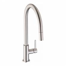 Abode ALTHIA Pull Out Spray Kitchen Tap in Brushed