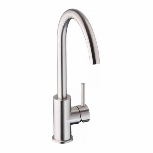 Abode Zorb Single Lever Stainless Steel Kitchen Tap