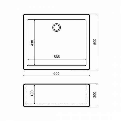 Villeroy & Boch FARMHOUSE 60 Belfast Sink Dimensions