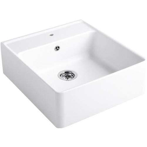 Villeroy & Boch BUTLER 60 Belfast Ceramic Sink with Centre Tap Hole