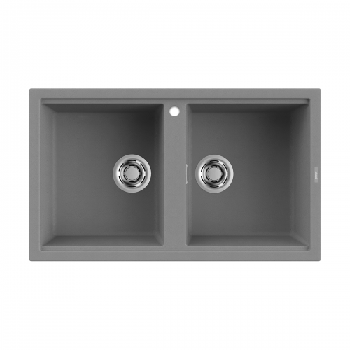 Reginox Best 450 2.0 Bowl Inset Granite Sink - Grey