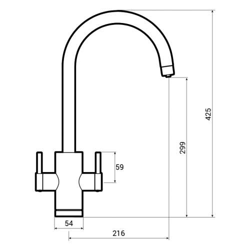 PRONTEAU Profile Tech Drawing