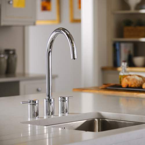 Abode PRONTEAU Profile 3 Part 4 in 1 Mixer Tap