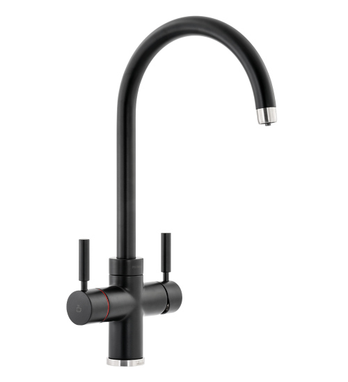 Abode PRONTEAU  Prostream 3 in 1 Kitchen Tap in Matt Black - PT1104