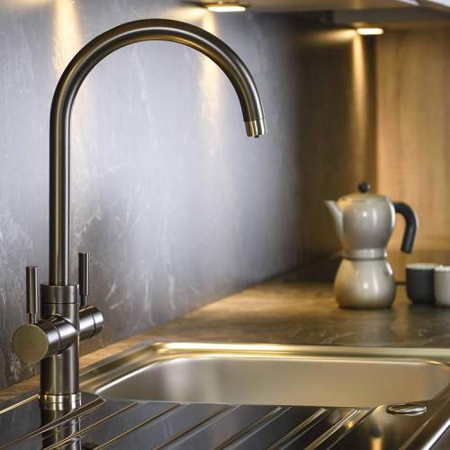 Abode PRONTEAU  Prostream 3 in 1 Kitchen Tap in Graphite - PT1103