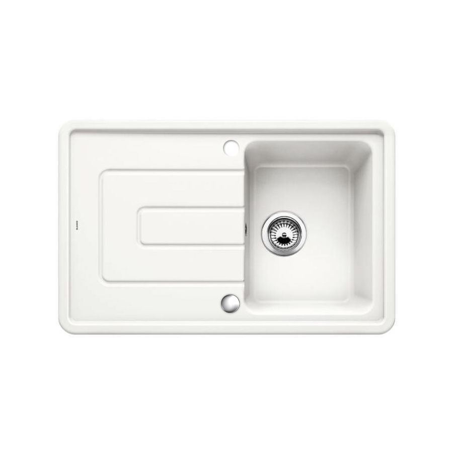 Blanco Tolon 45 S Ceramic Inset Compact Kitchen Sink Sinks Taps Com Blanco Tolon 45 S Ceramic Puraplus Inset Compact Kitchen Sink