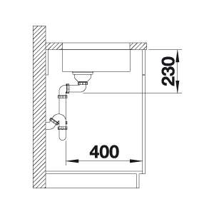 Blanco ANDANO 180-U Undermount Kitchen Sink