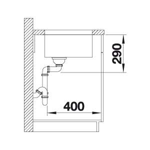 Blanco ANDANO 400-U Undermount Kitchen Sink