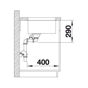 Blanco ANDANO 340/180-U 1.5 Bowl Undermount Kitchen Sink