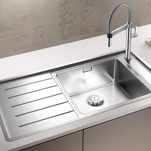 Blanco ANDANO XL 6 S-IF Single Bowl with Drainer Inset Kitchen Sink - BL467838