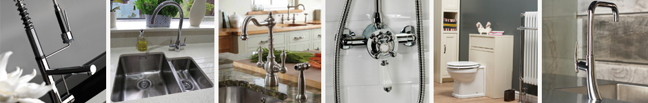 A selection of products available from www.sinks-taps.com