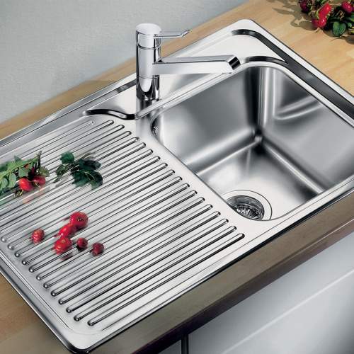 Blanco CLASSIC 40 S Single Bowl Inset Kitchen Sink with Drainer - BL467014