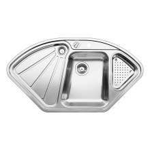 Blanco DELTA-IF 1.5 Bowl Inset Corner Kitchen Sink - BL450824