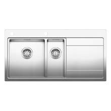 Blanco DIVON II  6 S-IF 1.5 Bowl Inset Kitchen Sink with Drainer - BL467020