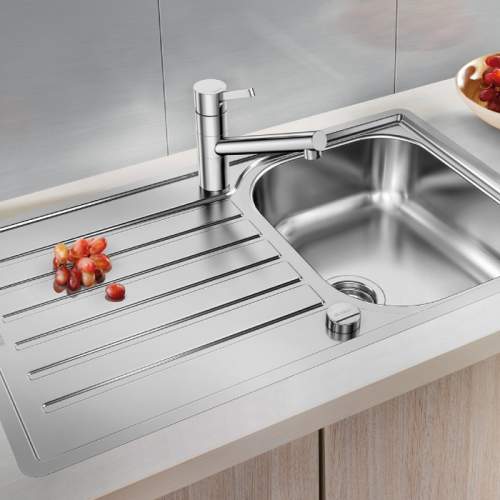 Blanco LANTOS 45 S-IF SALTO  Single Bowl Inset Kitchen Sink with Drainer