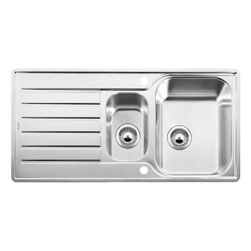 Blanco LANTOS 6 S-IF 1.5 Bowl Inset Kitchen Sink with Drainer - BL453568