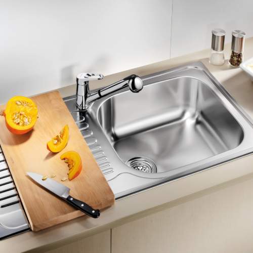 Blanco TIPO XL 6 Single Bowl Inset Kitchen Sink with Drainer - BL450749