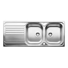 Blanco TIPO 8 S Double Bowl Inset Kitchen Sink with Drainer - BL450741