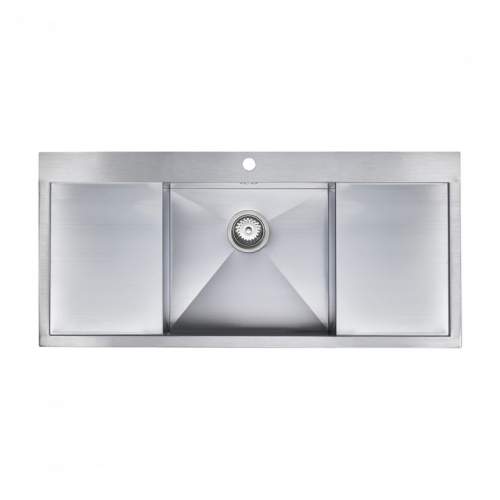 ZENUNO DEEP Single Bowl Kitchen Sink With Double Drainer