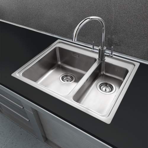 Bluci ORBIT01 TL 1.5 Bowl Inset Sink with Tap Ledge