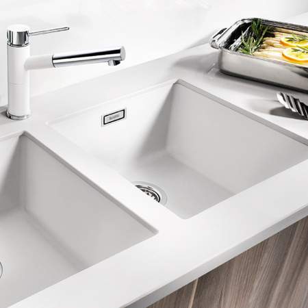 Blanco SUBLINE 400-U Silgranit® PuraDur II® Undermount Kitchen Sink