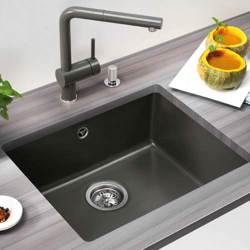 Blanco SUBLINE 500-U Silgranit® PuraDur II® Undermount Kitchen Sink