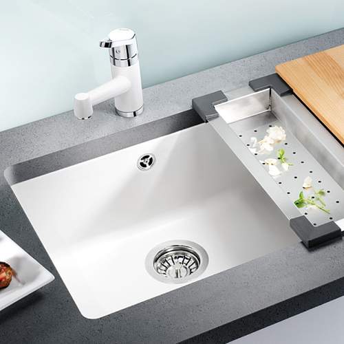 Blanco SUBLINE 500-U Silgranit® PuraDur II® Undermount Kitchen Sink