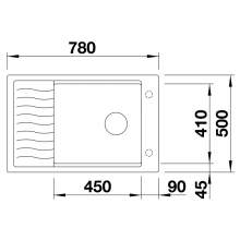 Blanco ELON XL 6 S Silgranit® PuraDur II® Inset Granite Kitchen Sink