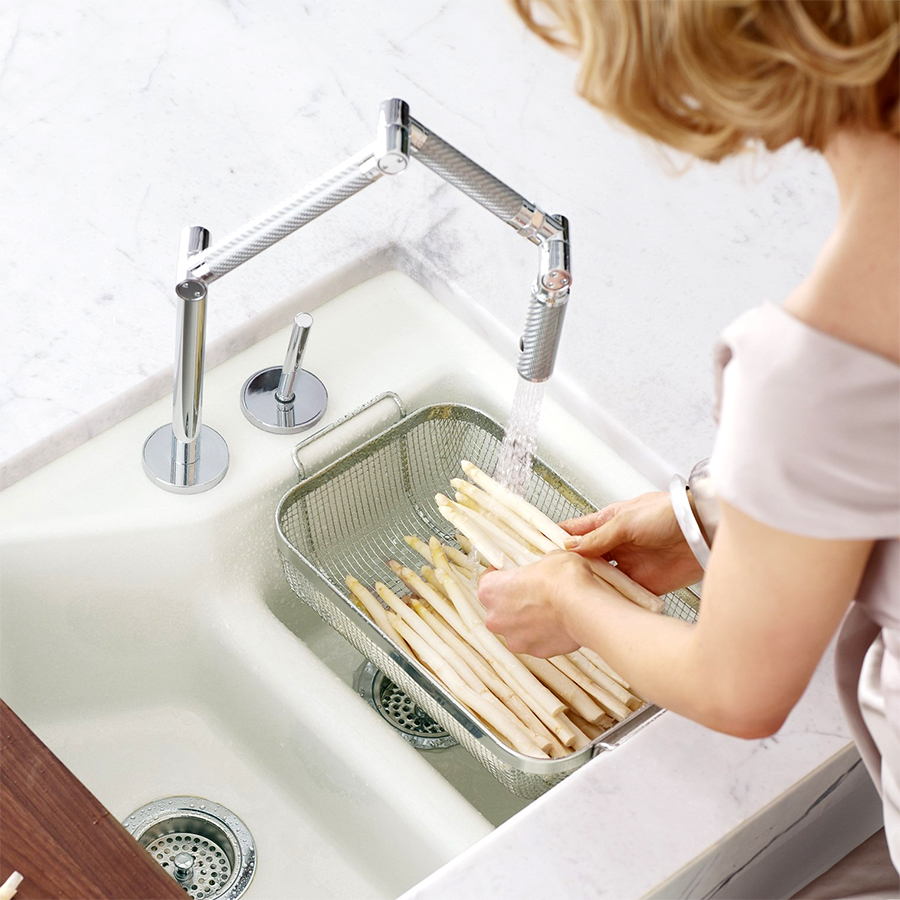 Kohler Karbon Kitchen Mixer Tap With Dual Spray Sinks Taps Com