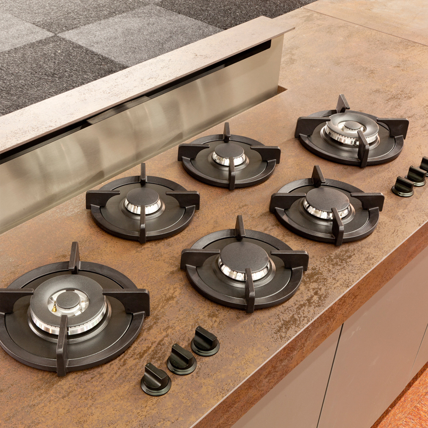 FOESSA PITT by Reginox 6 Individual Hobs