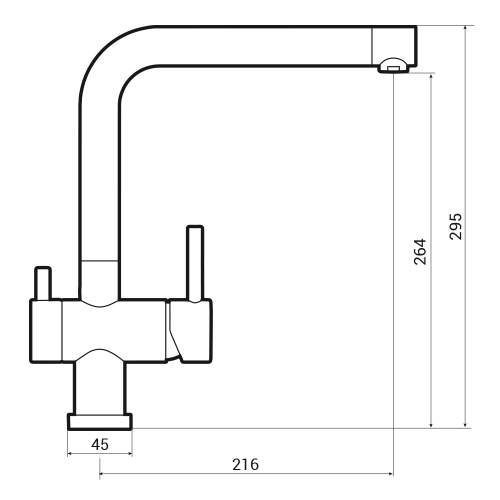 Caple Atmore Puriti Kitchen Filter Tap