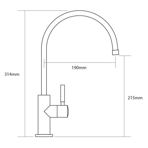 Caple Layton Puriti Kitchen Filter Tap