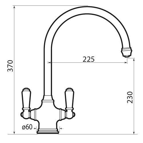 Perrin and Rowe Phoenician 4460 Kitchen Tap