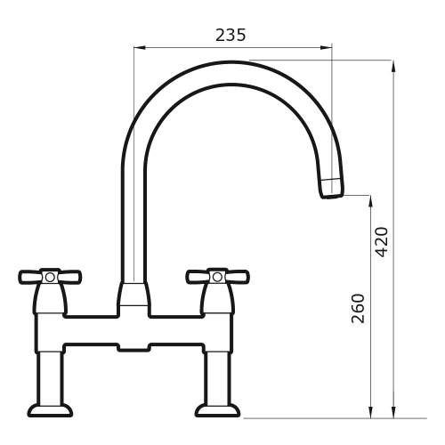 Perrin and Rowe IO 4292 Kitchen Tap