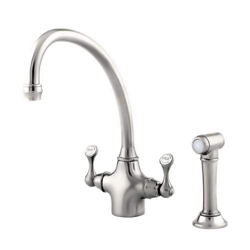 Perrin and Rowe 4350 Etruscan Kitchen Tap with Rinse