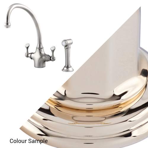 Perrin and Rowe 4350 Etruscan Kitchen Tap with Rinse