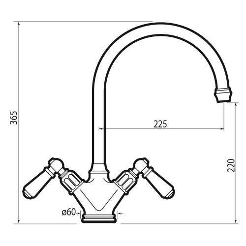 Perrin and Rowe MINOAN 4387 Kitchen Tap