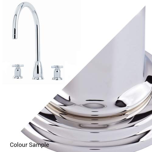 Perrin and Rowe CALLISTO 4885 Three Hole Kitchen Tap