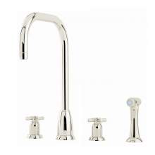 Perrin and Rowe CALLISTO 4892 3 Hole Kitchen Tap with Rinse