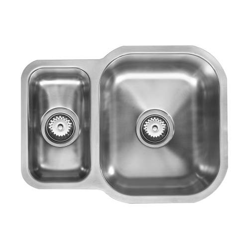 1810 Company ETRODUO 589/450U REV Reversible Undermount Kitchen Sink