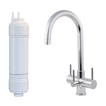 Bluci CARO2 TriPuro Water Filter Kitchen Tap with Filter and Housing